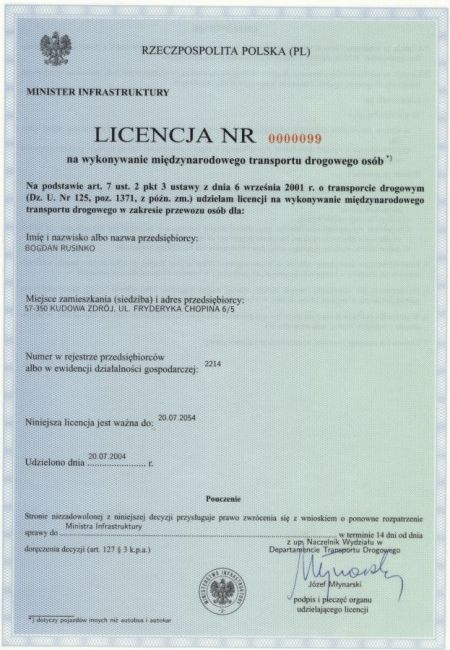 licencja